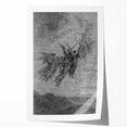 Angels Ascending Print - Mystical Gothic Celestial Wall Art Decor