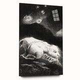 Fantastical Creature Under Stars - Gothic Mystical Wall Art Print