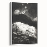 Fantastical Creature Under Stars - Gothic Mystical Wall Art Print