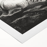 Fantastical Creature Under Stars - Gothic Mystical Wall Art Print