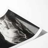 Fantastical Creature Under Stars - Gothic Mystical Wall Art Print