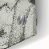 Victorian Lady with Halo Print - Elegant Gothic Portrait Wall Art