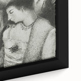 Victorian Lady with Halo Print - Elegant Gothic Portrait Wall Art