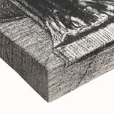 Gothic Wall Art: Dark Mystical Figure in Medieval Cathedral Scene