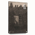 Vintage Gothic Print: Dark Medieval Architecture in Gothic Wall Art