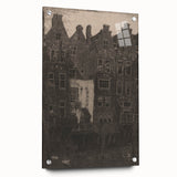 Vintage Gothic Print: Dark Medieval Architecture in Gothic Wall Art