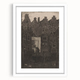 Vintage Gothic Print: Dark Medieval Architecture in Gothic Wall Art