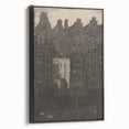 Vintage Gothic Print: Dark Medieval Architecture in Gothic Wall Art