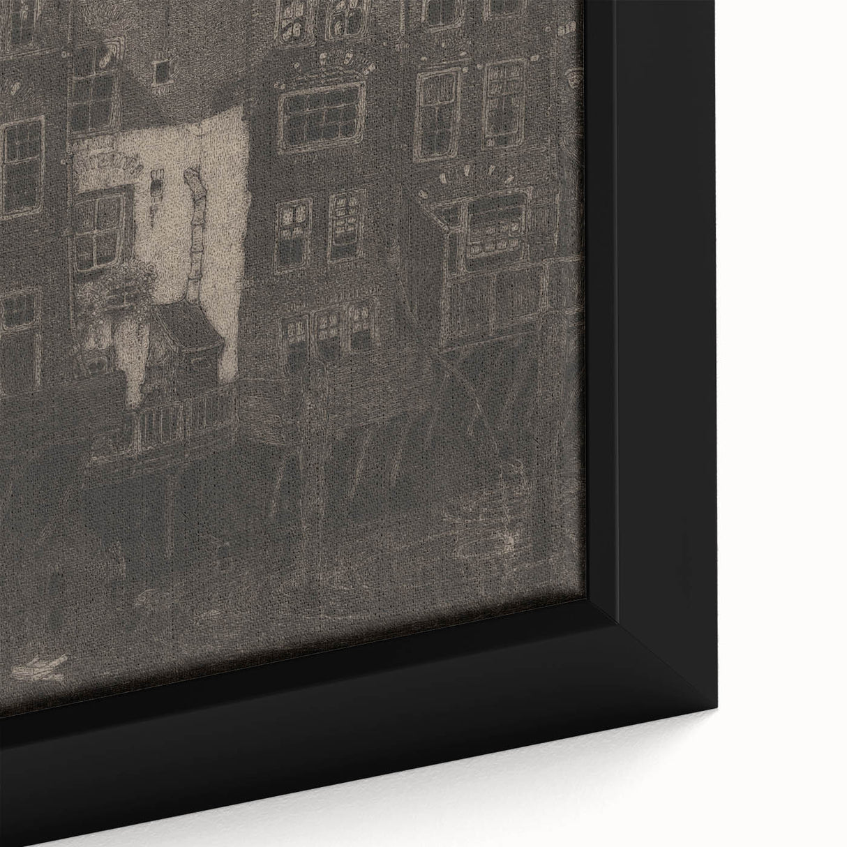 Vintage Gothic Print: Dark Medieval Architecture in Gothic Wall Art
