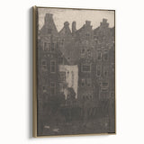 Vintage Gothic Print: Dark Medieval Architecture in Gothic Wall Art