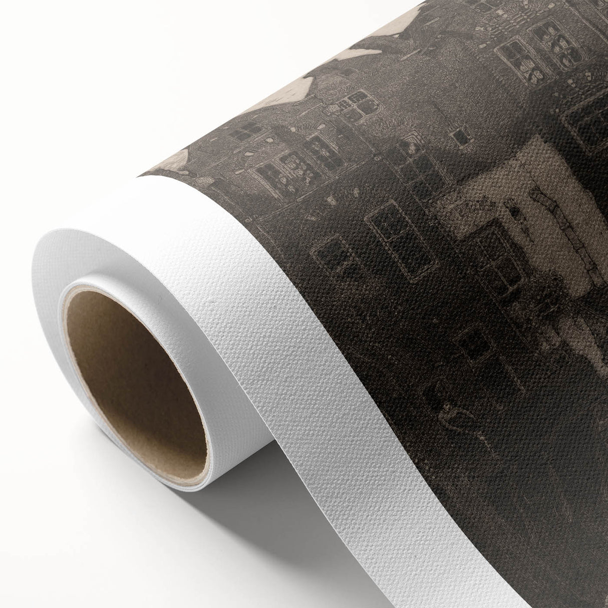 Vintage Gothic Print: Dark Medieval Architecture in Gothic Wall Art