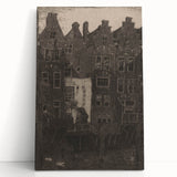 Vintage Gothic Print: Dark Medieval Architecture in Gothic Wall Art