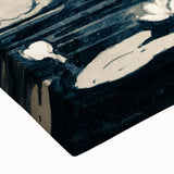 Gothic Wall Art: Dark Mystical Swan in Vintage Medieval Nature Scene