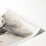 Gothic Wall Art: Majestic Centaur with Bow in Vintage Medieval Print