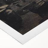 Gothic Wall Art: Dark Candlelit Still Life in Vintage Gothic Print