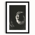 Gothic Wall Art: Dark Ram Skull in Vintage Gothic Print Design
