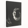 Gothic Wall Art: Dark Ram Skull in Vintage Gothic Print Design