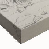 Gothic Wall Art: Dramatic Figure in Dark Sketch with Medieval Themes