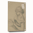 Gothic Wall Art - Vintage Gothic Print of Woman in Medieval Gothic Style