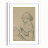 Gothic Wall Art - Vintage Gothic Print of Woman in Medieval Gothic Style