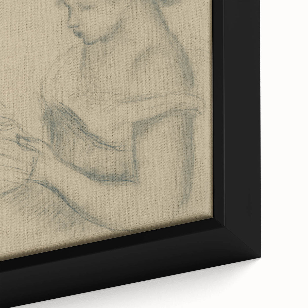 Gothic Wall Art - Vintage Gothic Print of Woman in Medieval Gothic Style