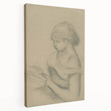 Gothic Wall Art - Vintage Gothic Print of Woman in Medieval Gothic Style