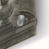 Gothic Wall Art - Medieval Bust with Dark Raven in Vintage Gothic Print