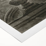 Gothic Wall Art - Medieval Bust with Dark Raven in Vintage Gothic Print