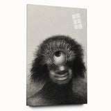 Gothic Wall Art - Cyclops Portrait in Mysterious Vintage Gothic Print