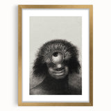Gothic Wall Art - Cyclops Portrait in Mysterious Vintage Gothic Print