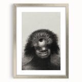 Gothic Wall Art - Cyclops Portrait in Mysterious Vintage Gothic Print