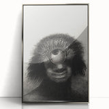 Gothic Wall Art - Cyclops Portrait in Mysterious Vintage Gothic Print