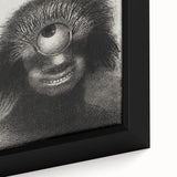 Gothic Wall Art - Cyclops Portrait in Mysterious Vintage Gothic Print
