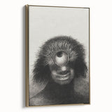 Gothic Wall Art - Cyclops Portrait in Mysterious Vintage Gothic Print