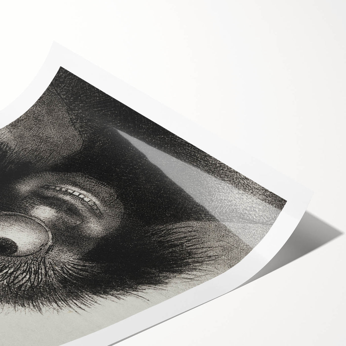 Gothic Wall Art - Cyclops Portrait in Mysterious Vintage Gothic Print