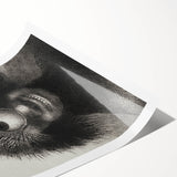 Gothic Wall Art - Cyclops Portrait in Mysterious Vintage Gothic Print