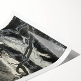 Gothic Wall Art - Mysterious Night Scene with Sleeping Figure in Dark Decor