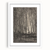 Enchanted Forest Scene - Mysterious Gothic Woodland Art Print