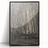 Enchanted Forest Scene - Mysterious Gothic Woodland Art Print