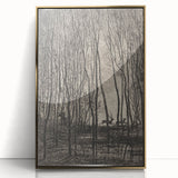 Enchanted Forest Scene - Mysterious Gothic Woodland Art Print