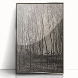 Enchanted Forest Scene - Mysterious Gothic Woodland Art Print