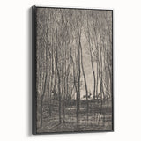 Enchanted Forest Scene - Mysterious Gothic Woodland Art Print