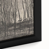 Enchanted Forest Scene - Mysterious Gothic Woodland Art Print