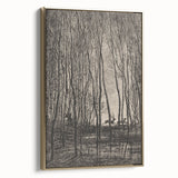 Enchanted Forest Scene - Mysterious Gothic Woodland Art Print
