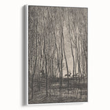 Enchanted Forest Scene - Mysterious Gothic Woodland Art Print