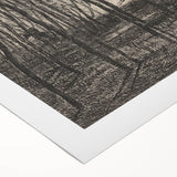 Enchanted Forest Scene - Mysterious Gothic Woodland Art Print