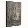 Enchanted Forest Scene - Mysterious Gothic Woodland Art Print