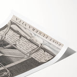 Skeleton with Hourglass - Gothic Memento Mori Art Print