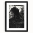 Dark Medieval Portrait Canvas – Gothic Wall Art for Timeless Decor