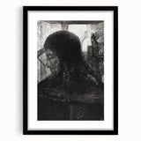 Dark Medieval Portrait Canvas – Gothic Wall Art for Timeless Decor